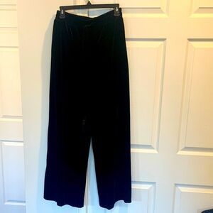 Elegant Black Velvet Pants
